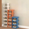 Space-Saving Plastic Shoe Rack for Entryway & Closet
