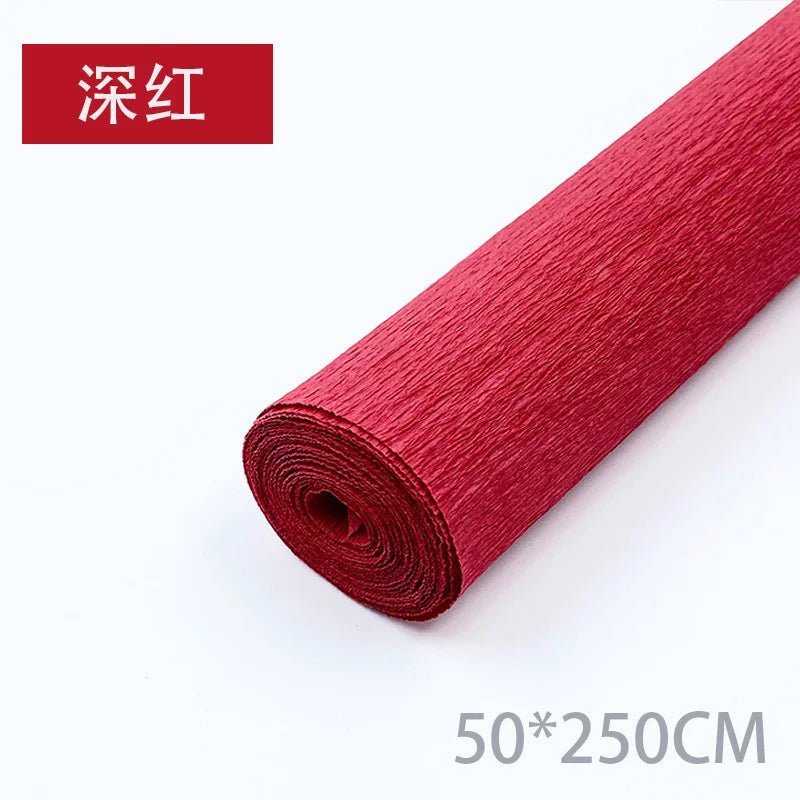 Handmade Crepe Paper Roll for DIY Paper Flowers