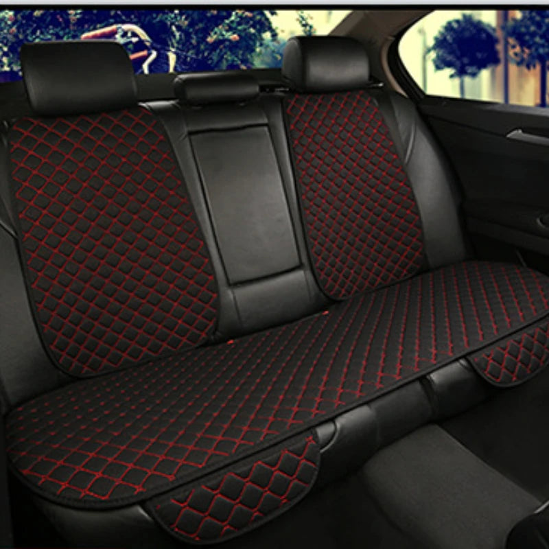 Breathable Linen Front Car Seat Cover