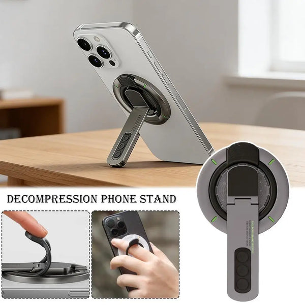 Magnetic Phone Stand with Fidget Button