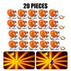 Compact LED Watermelon Side Marker Light with Flashing Turn Signal