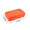 Orange waterproof sealed storage box with dimensions 12.5cm by 21cm