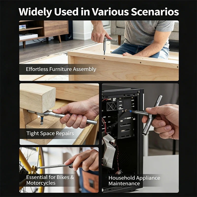 24-in-1 Ratchet Screwdriver Set with Magnetic Bits