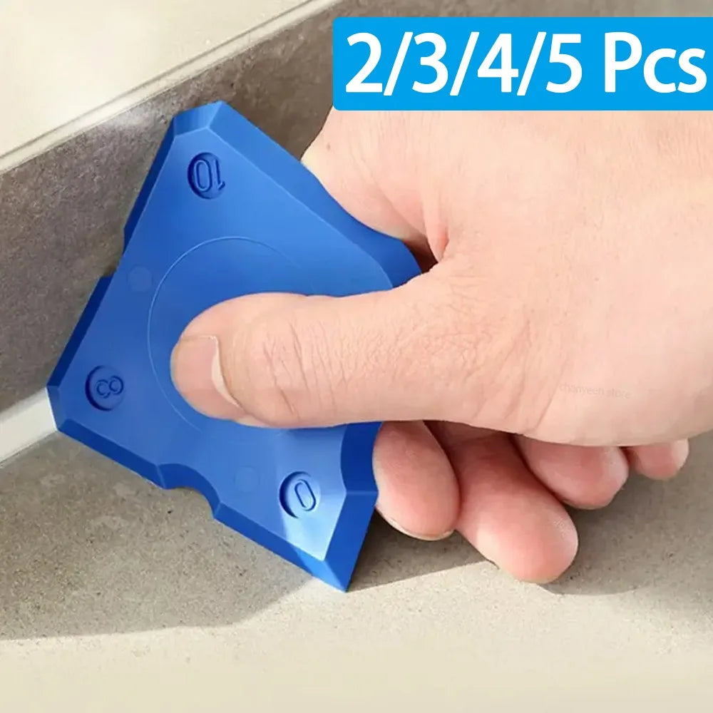 5-Piece Silicone Caulking Tool Kit with Scraper and Spreader