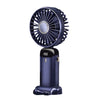Compact USB Rechargeable Fan with Digital Display & Aroma Diffuser