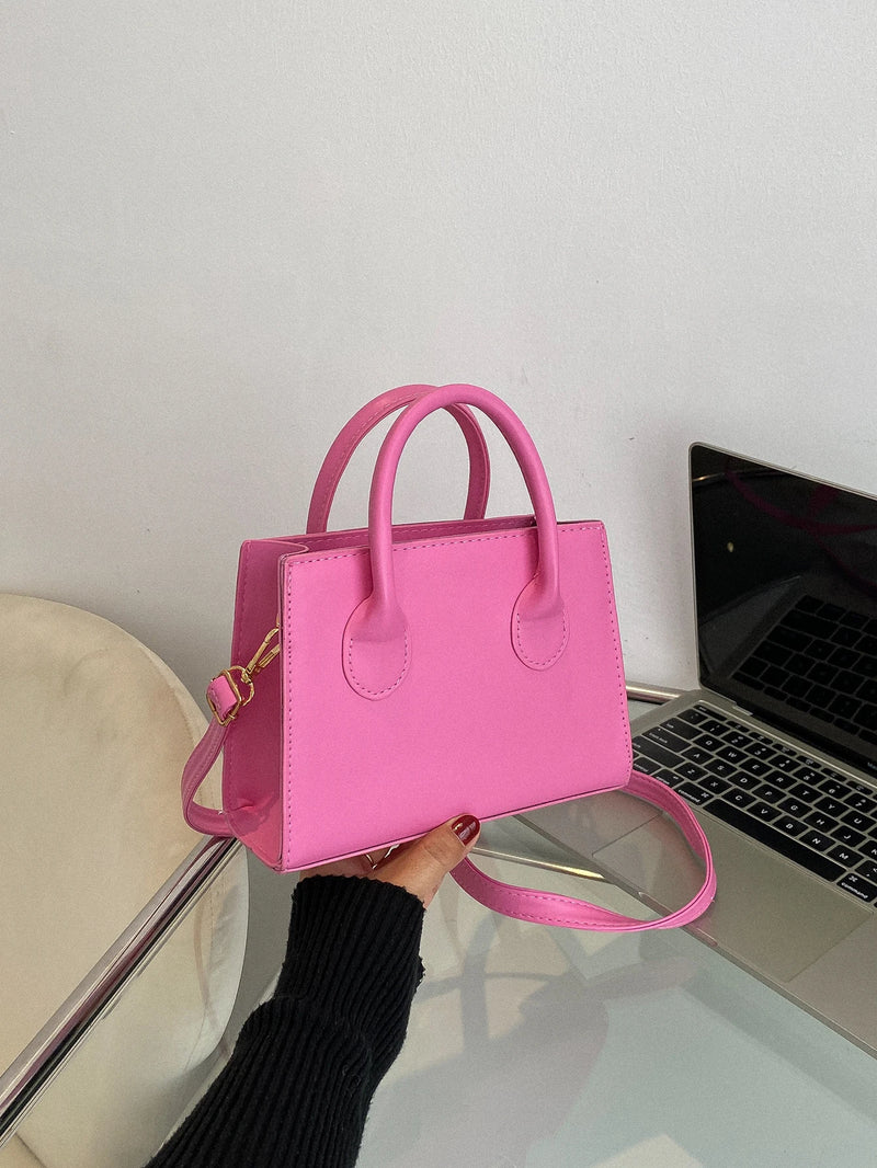 Klassische PU-Leder Crossbody-Tasche