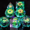 Beholder's Eye Sharp Edge Resin Dice Set for D&D