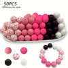 Soft Silicone Floral Beads for Jewelry Making