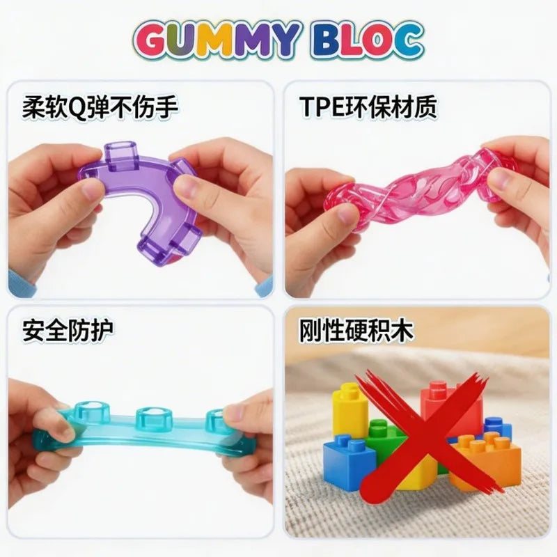 Squishy Jelly Building Blocks - Sensory Blind Box Toys