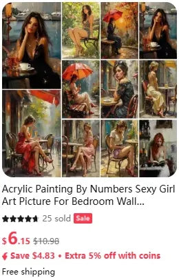 Adult Paint by Numbers Kit – African Women Portrait on Canvas