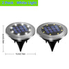 Solar-Powered LED In-Ground Pathway Lights