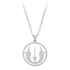 Stainless Steel Jedi Order Pendant Necklace