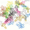 Cross-Shaped Metal Paper Clips for Crafts & Journaling