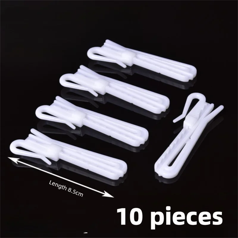Adjustable Curtain Hanging Hooks - Set of 50
