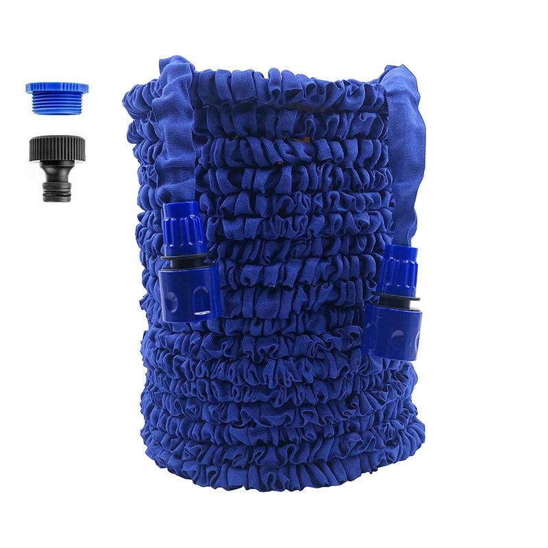 Expandable Garden Hose with High-Pressure Spray