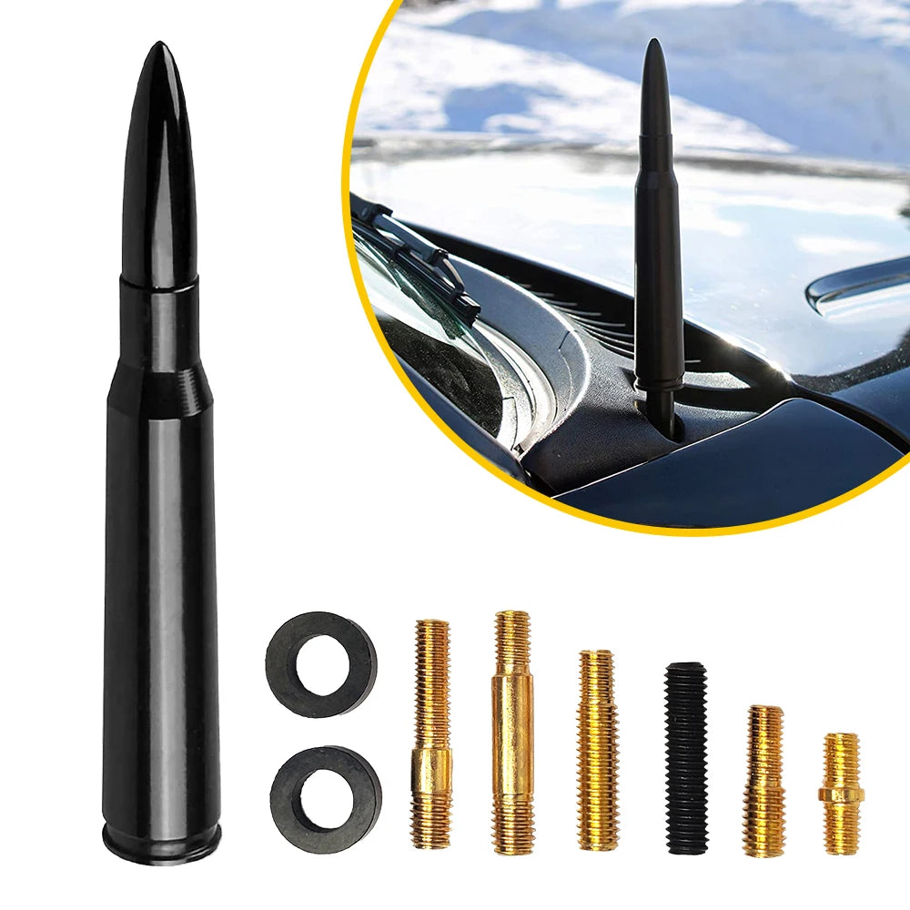 Compact 14cm Bullet Car Antenna for AM/FM Reception