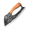 Wooden-Handle Stainless Steel Kitchen Cleaver