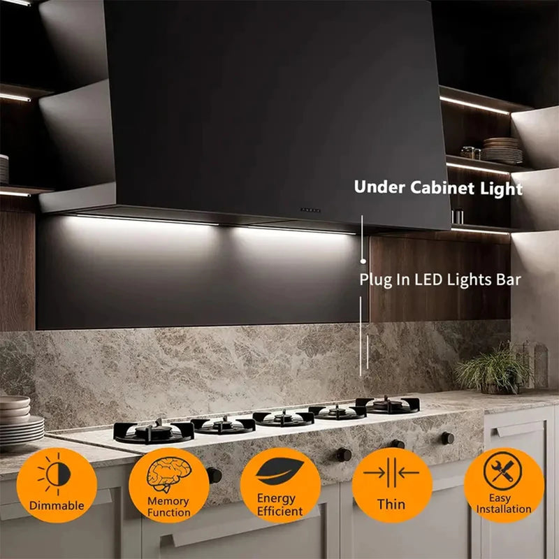 Dimmable USB LED Under-Cabinet Light with 3 Color Modes