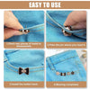 Pearl Rhinestone Brooch Pins with Secure Clasp (Set of 10)