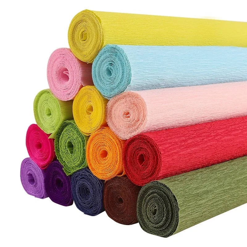 Handmade Crepe Paper Roll for DIY Paper Flowers