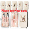 Portable Stainless Steel Manicure & Pedicure Set with Organizer Case