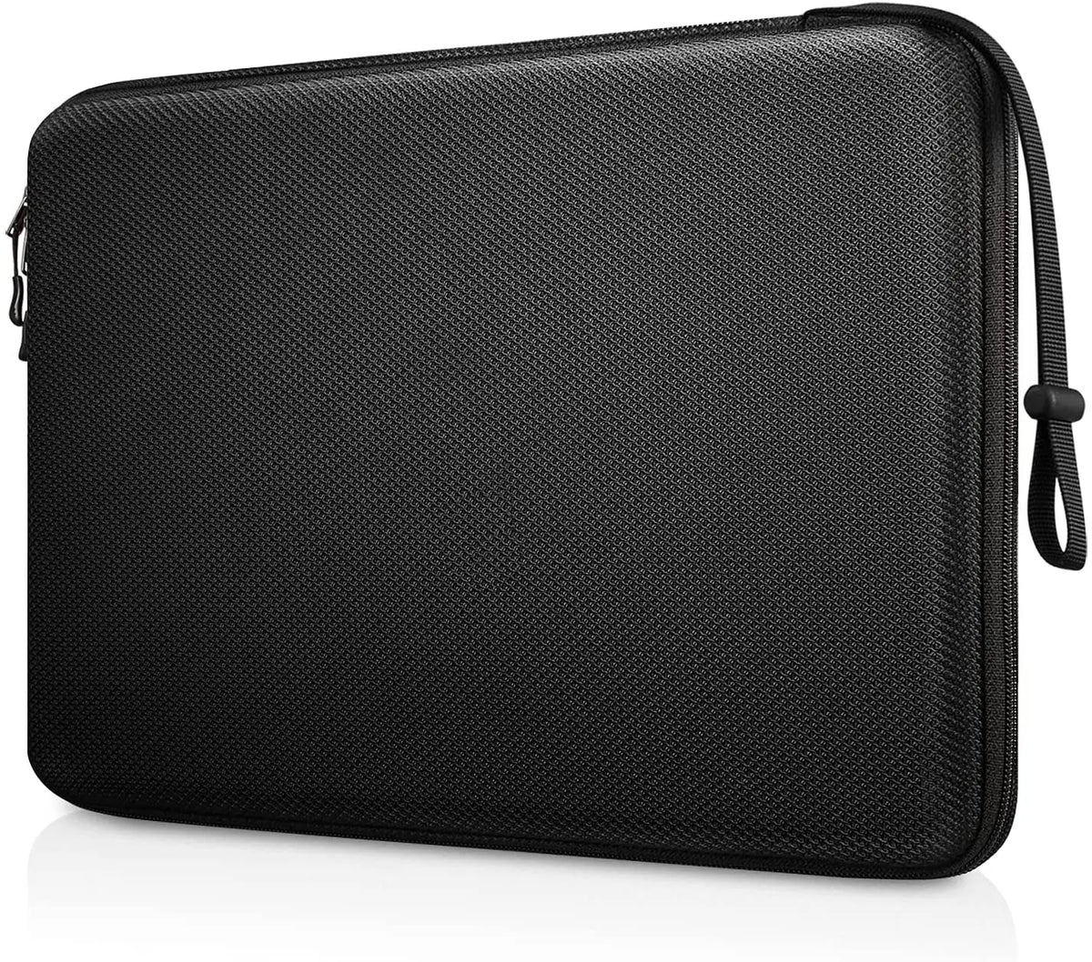 Black EVA protective laptop sleeve with shockproof padding