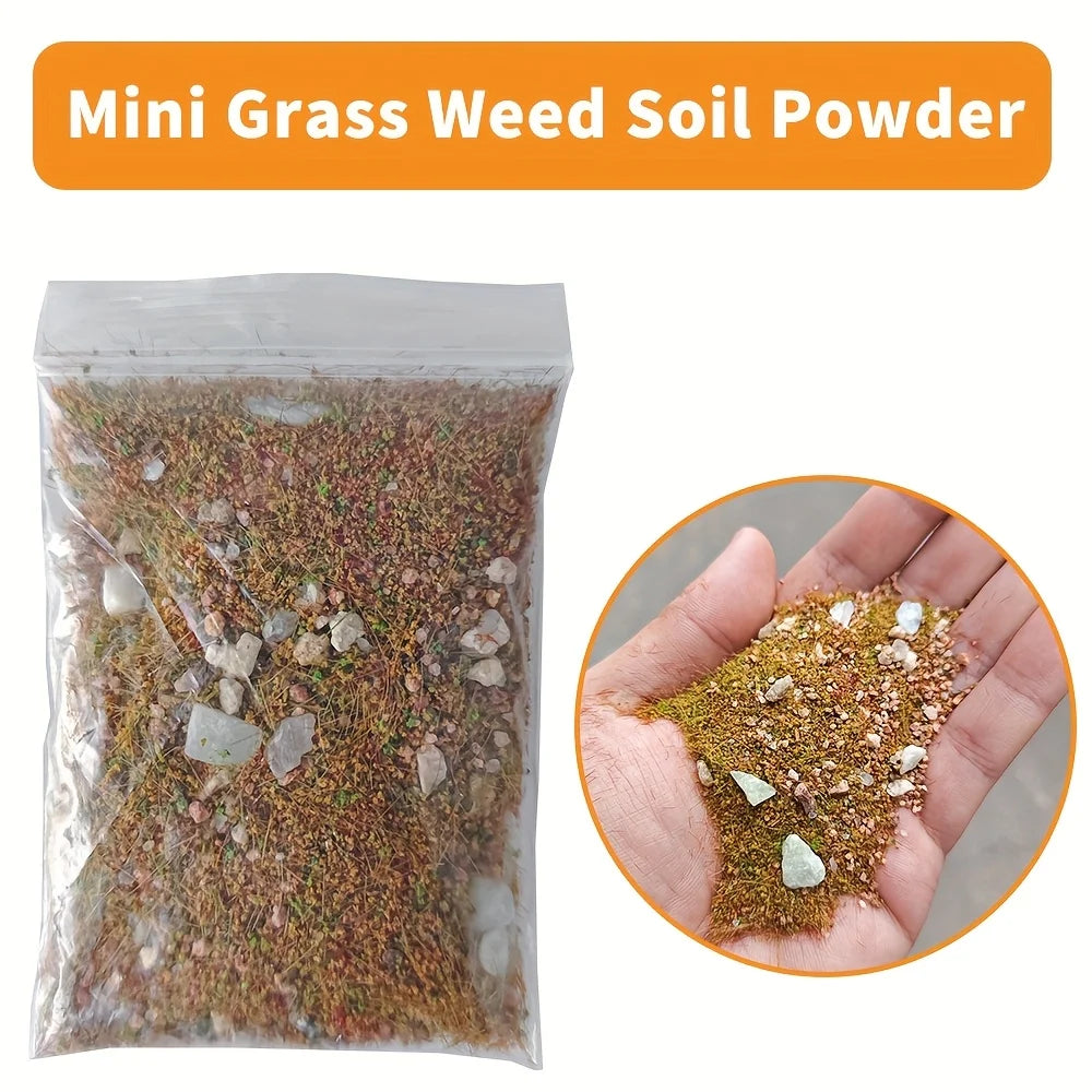 Miniature Landscape Stone Grass Powder for DIY Models & Sand Tables