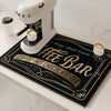 Fast-Drying Kitchen Absorbent Mat for Coffee Stations and Countertops