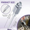 Grease Gun Coupler Kit with 90° Adapter and Needle Nozzles