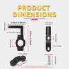 Motorcycle Handlebar Extension Clamp with Signal Light Mounts