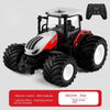 Remote-Controlled Farm Tractor Toy with Realistic Engineering Details
