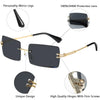 Vintage Metal Frame Sunglasses
