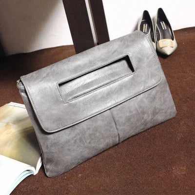 Women's Envelope Clutch Bag with Crossbody Strap