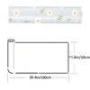 Roll of white floral patterned waterproof kitchen drawer mat