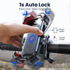 Universal Bike Phone Holder with 360° Rotation & Auto-Lock
