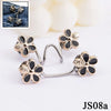 Gold and silver no-sew adjustable waist button closures for jeans