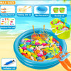 Magnetic Fishing Game Set with Inflatable Pool