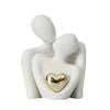 Romantic Embrace Couple Statue