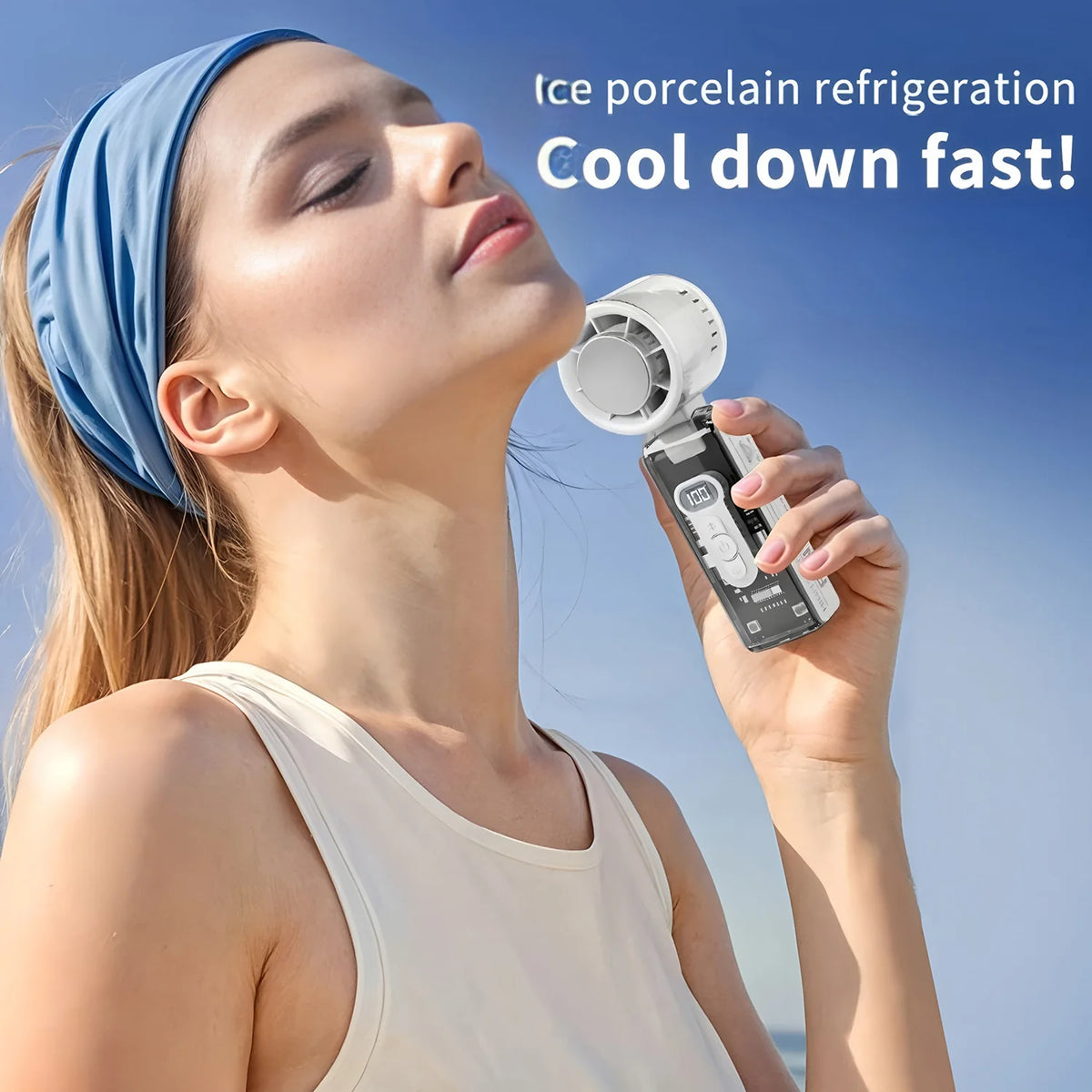 Ventilateur Portable Rechargeable Haute Vitesse
