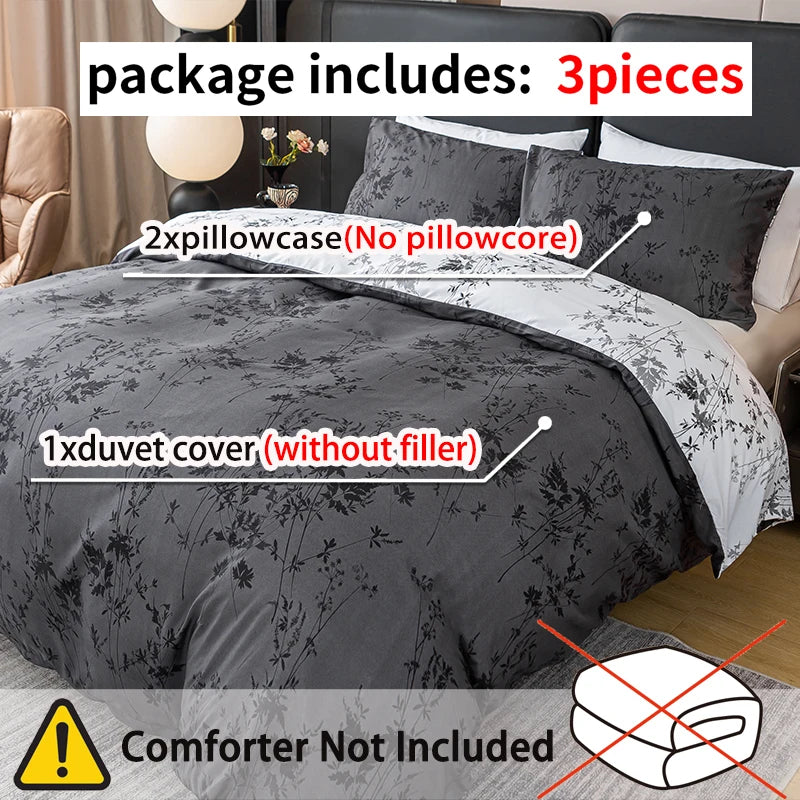 Artisan Pattern Print Duvet Cover Set with Pillowcases