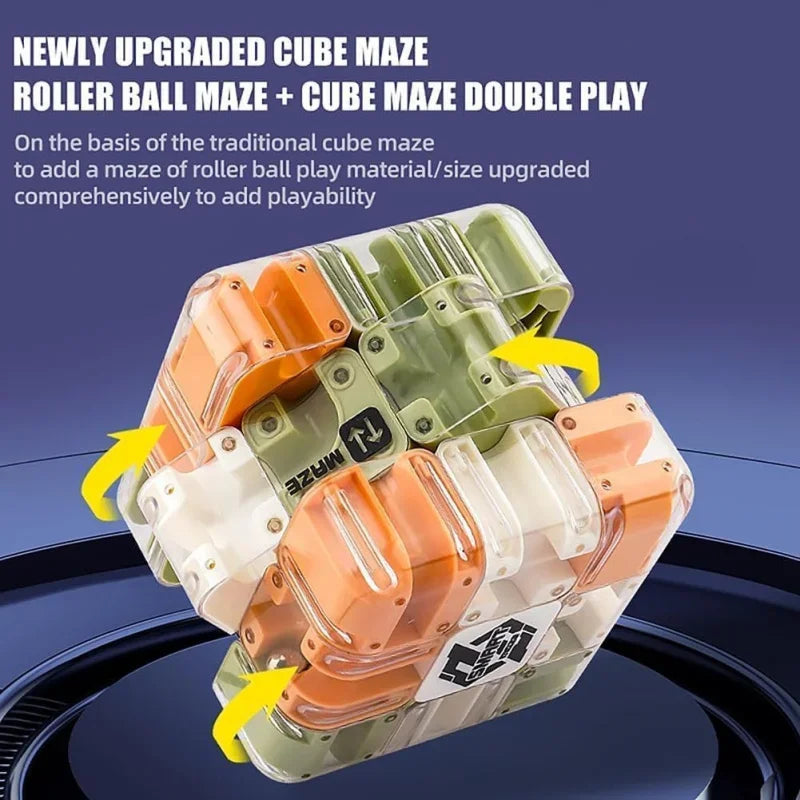 3D Ball Maze Puzzle Cube – Brain Teaser & Stress Relief Toy
