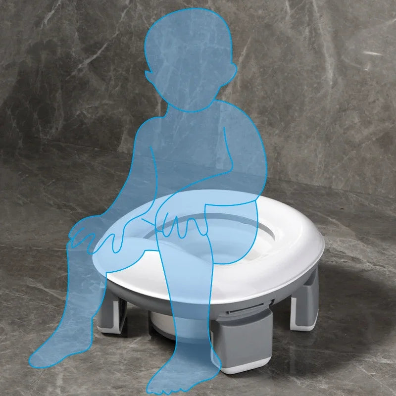 Foldable 3-in-1 Travel Potty for Kids with Disposable Bags