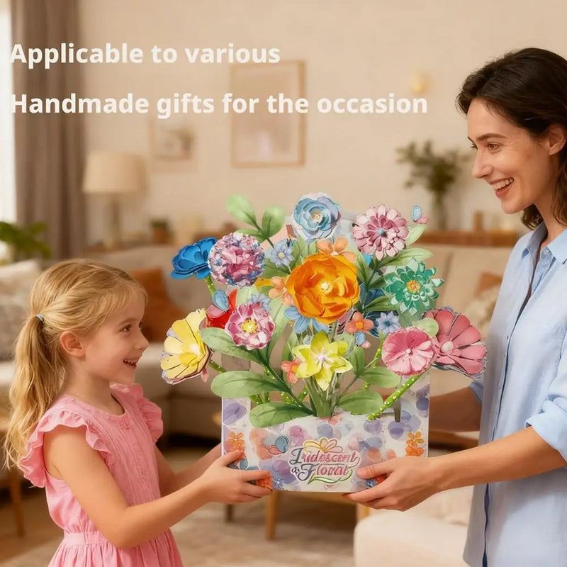 DIY Paper Flower Bouquet Craft Kit