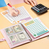 A5 Money Savings Challenge Binder with Cash Envelopes