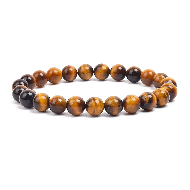 Armband aus Natursteinperlen