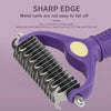 Double-Sided Pet Deshedding Comb