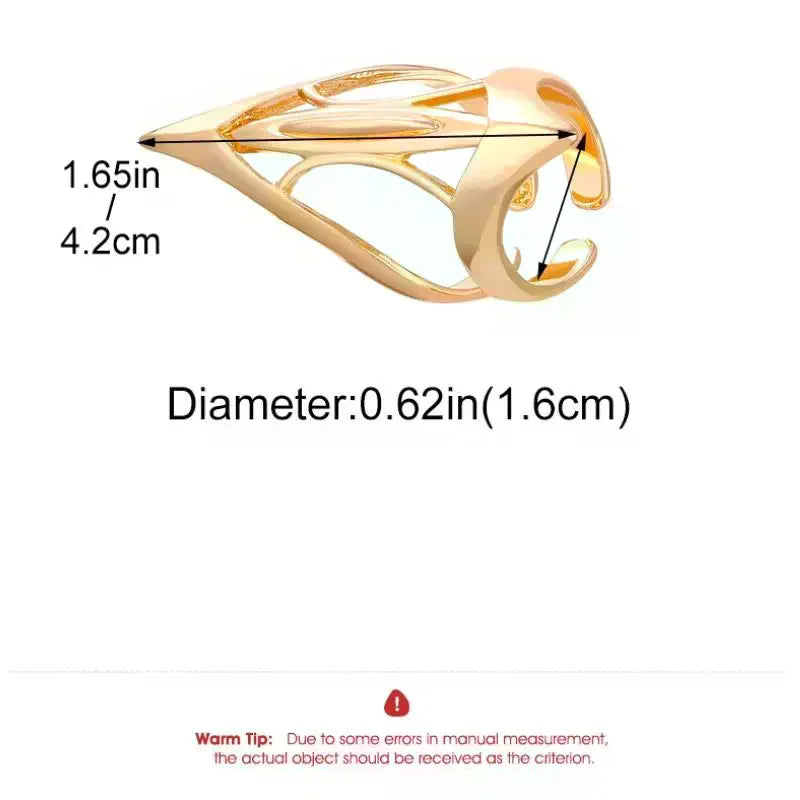 Bague de bout de doigt Machinerie Gothique