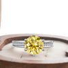Lab-Created Moissanite Diamond Ring