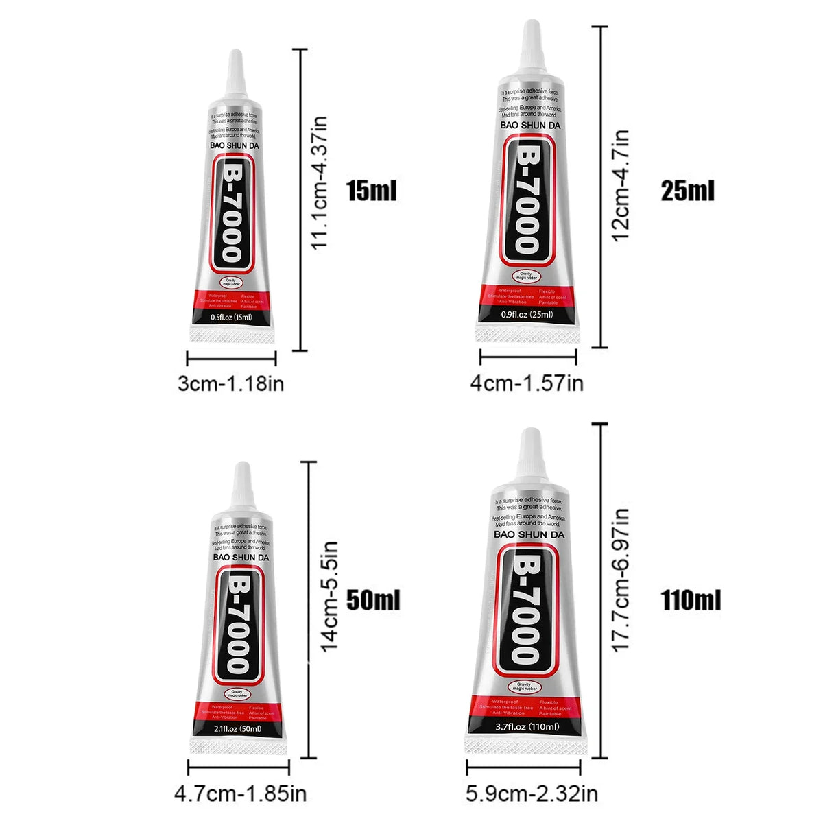 Premium Clear Jewelry Glue for Stones, Gems & Repairs