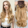 24-Inch Wavy Half Wig with Secure Clips